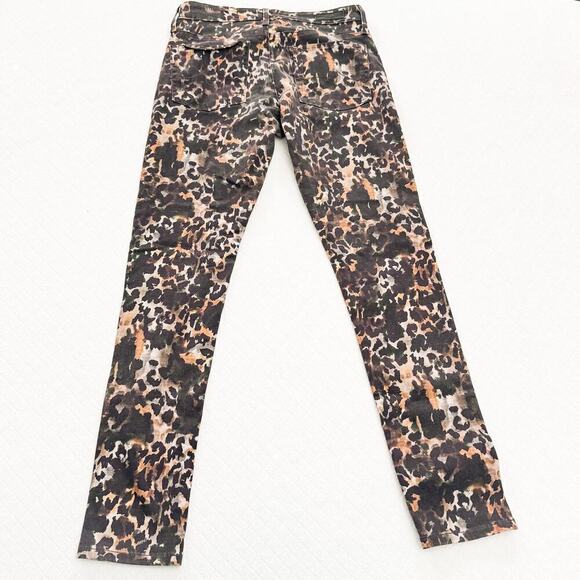 AG The Farrah High-Rise Skinny Ankle Printed Denim Jeans Size 27 - Picture 3 of 8